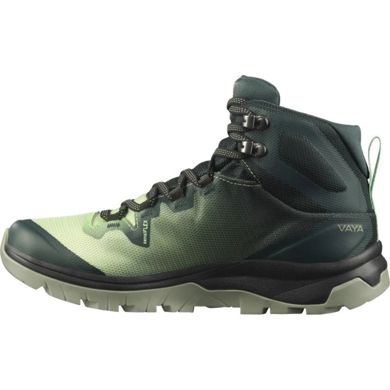 Botas Caminhada Salomon Vaya Mid GTX Feminino Verdes | PT W56291